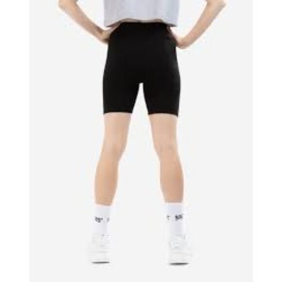 Puma Ribbed Compression Shorts Black Racerback Logo Women's Small - Picture 3 of 6